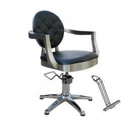 SILLA CHIC NEGRA PIE...