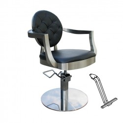 SILLA CHIC NEGRA PIE...